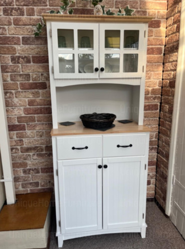 Tall kitchen pantry - kitchen, rustic