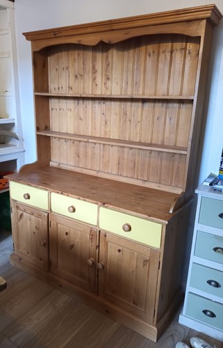 Solid pine welsh dresser - solid,