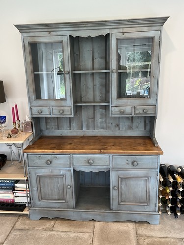 Vintage painted welsh dresser - vintage,